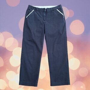 Jacklyn Smith Women's Cropped Capris Pants Black Size 8